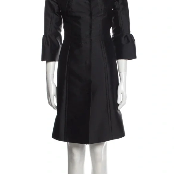 Louis Vuitton dress coat 💯 silk size 2 STUNNING - Picture 12 of 15